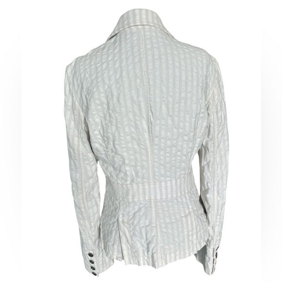 Vintage Diesel Y2K Textured Stripe Blazer - Picture 7 of 12